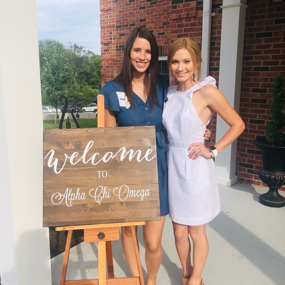 Lauren James Seersucker Ruffle Dress